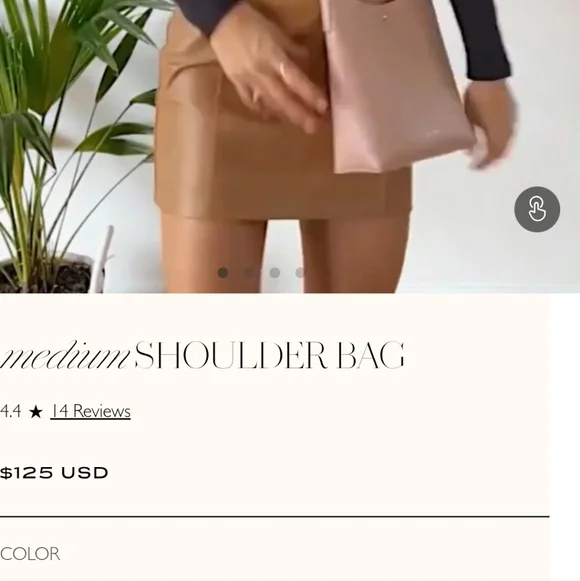 NWOT Samara Medium Pink 🌸Peony🌸 Shoulder Bag 🎀 - Picture 6 of 8